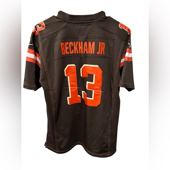 Nike On Field Cleveland Browns Odell Beckham Jr #13 Jersey Men’s XL Brown NFL - Picture 2 of 5